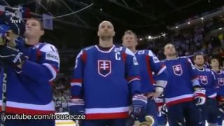 Slovenská ďakovačka po zápase s Dánskom - Pavol Demitra