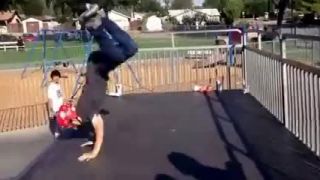 Backflip na kolobežke