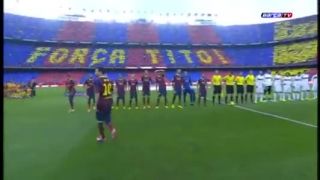 Atmosféra pri včerajšom el clasicu v Barcelone