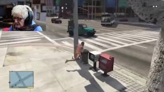 Babička hrá GTA V
