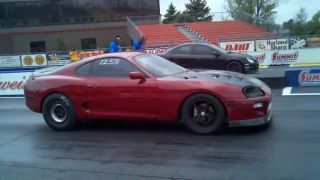 Toyota Supra Red power