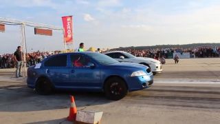 Octavia RS bimoto 800 hp vs. Nissan R35 GT-R 1000 hp