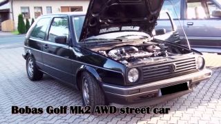 Brutálny VW Golf Mk2 1150HP!