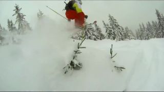 Úžasný freeride na lyžiach