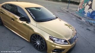 Zlatý Volkswagen CC R-Line na 20" diskoch