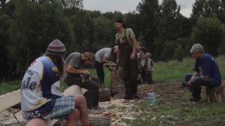 Stavba ovčej stodoly