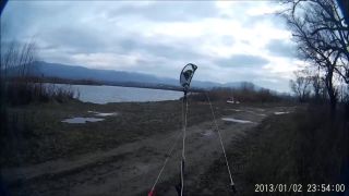 Los Gečos, kiteboarding 22.01.2014