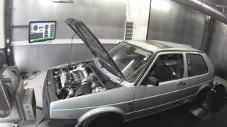 VW Golf Mk2 Vampir - dyno