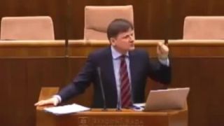 Alojz Hlina hodnotienie prejavu jedneho pana podnikatela !!!!