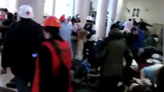 Inside Kiev's Ukraine Hotel - - the Makeshift Hospital and Morgu