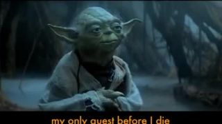 Disney Star wars - Yoda trénuje Luka