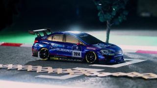 RC Subaru Impreza WRX STi vs. paličky