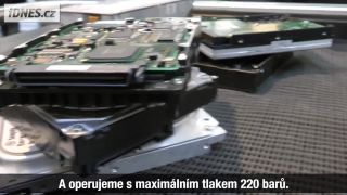 Ničenie HDD s citlivými dátami