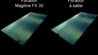 Test filtrácie bazéna Magiline