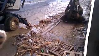 Ako Rusi čistia koľajnice?