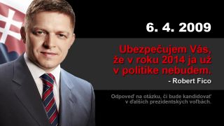 Robert Fico - V roku 2014 už v politike nebudem