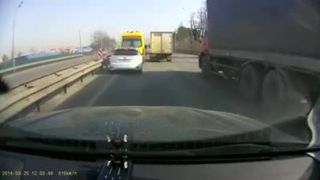 Mŕtvy uhol na diaľnici