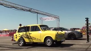 Trabant GTR vs. Nissan GTR