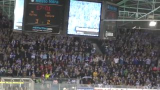 Hokejová atmosféra v Nitre počas finále