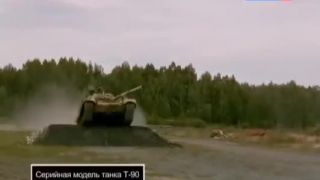 Ruský lietajuci tank T 90