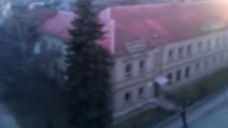 Chalanisko vyliezol na strechu školy