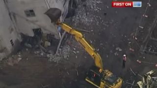 Nepodarený odstrel železobetónového sila