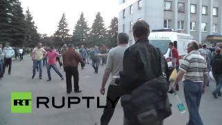 Streľba do civilistov v "Ukrajinskom" Krasnoarmeysku