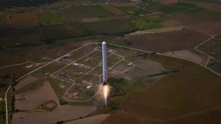 Test nosnej rakety F9R
