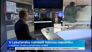 Alexander Barabanov o Ukrajine na ČT24