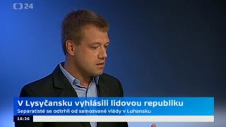 A. Barabanov ve Studio ČT24 - Ukrajinská krize