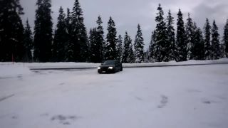 Audi RS3 na snehu
