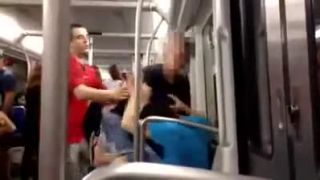 Agresor v barcelonskom metre