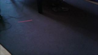Mačka a jej kamoš Laser