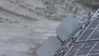 Rusky tank zapadol v bahne