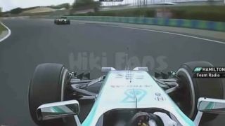 Hamiltonov mercedes v plameňoch