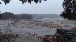 Devastácia mesta vlnou Tsunami