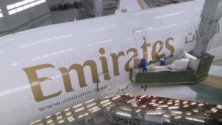 Výroba 50-teho Airbusu A380 pre Emirates