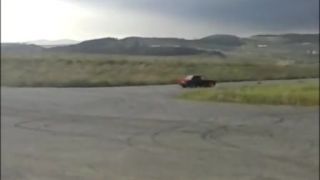 Škoda 120 V8 drift