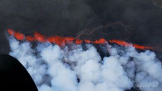 Čerstvá sopečná erupcia (Island)