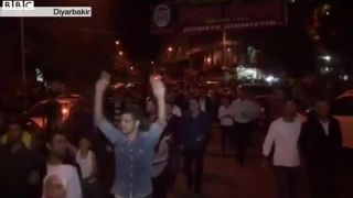 Protestujúci v Turecku