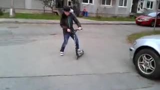 Kolobežkári v Senici - Námestie Slobody - tutorial 2
