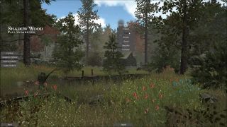 Nova unity 3D hra: Shadow wood - menu