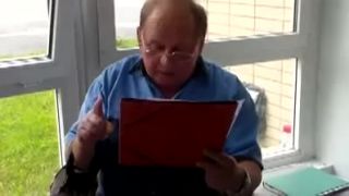 Prejav V. Pavlika v budove RTVS