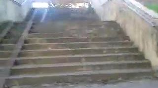 Kolobežkári v Senici - Námestie Slobody - útek


