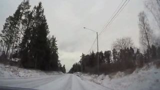 Åland, január. 2015 skoro nehoda !!