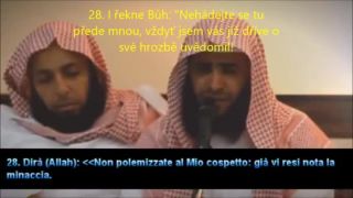 Ked recituje korán a jeho priatel počuva...krása