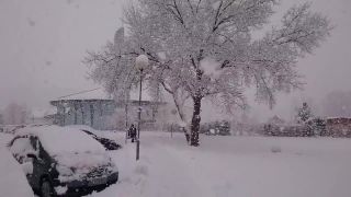 Sneženie v Bratislave 30.1.2015