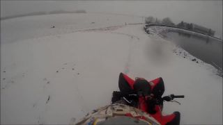 ATV Honda TRX 400 ex na snehu HD