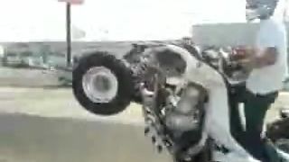 Yamaha Raptor Wheelie