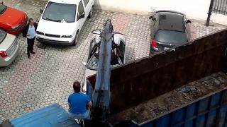 Grécka "vertikálna" odťahovka